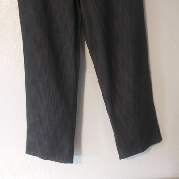 Tan Jay women's size 12P black chino pants - Picture 3 of 14